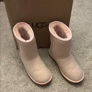 UGG Pink Classic Short boots